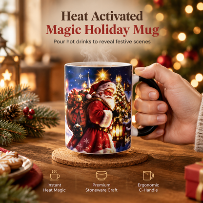 🎄 Oferta festiva: ¡50 % de descuento! ☕ Taza navideña de Papá Noel que cambia de color con el calor: ¡observa cómo surge la magia al añadir bebidas calientes! 🎅✨