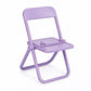 Soporte para celular con forma de silla lindo, soporte creativo de escritorio y adorno decorativo para dormitorio