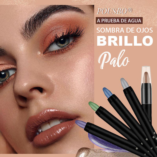 ✨Palo de sombra de ojos a prueba de agua con brillo✨pluma de maquillaje✨pluma de gusano de seda mentirosa✨