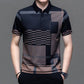 Camisa de Manga Corta con Estampado de Seda Helada