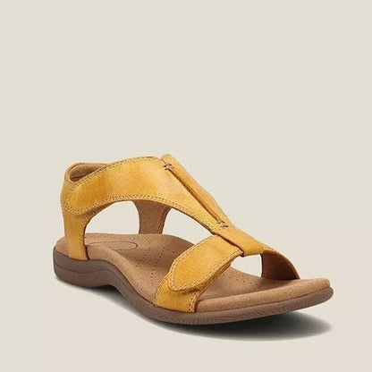 Sandalias de cuña con plataforma y tira de velcro